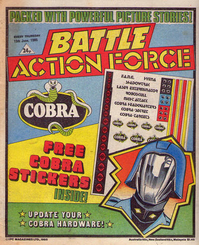 Cover for Battle Action Force (IPC, 1983 series) #15 June 1985 [528]