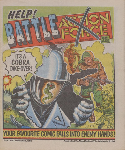 Cover for Battle Action Force (IPC, 1983 series) #24 May 1986 [577]