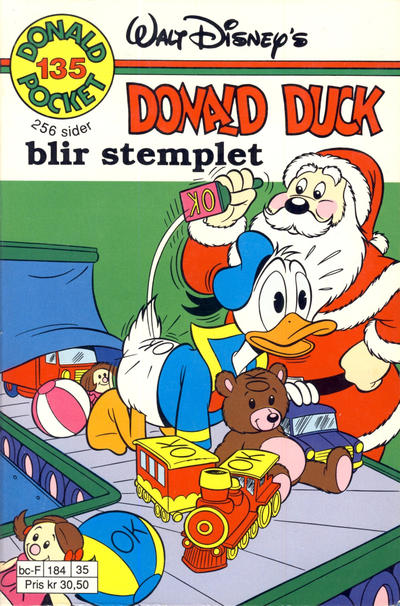 Cover for Donald Pocket (Hjemmet / Egmont, 1968 series) #135 - Donald Duck blir stemplet [1. opplag]