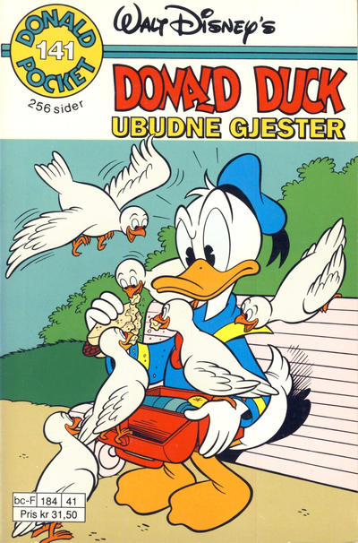 Cover for Donald Pocket (Hjemmet / Egmont, 1968 series) #141 - Ubudne gjester [1. opplag]