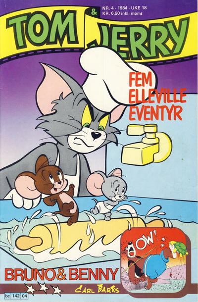 Cover for Tom & Jerry (Semic, 1979 series) #4/1984