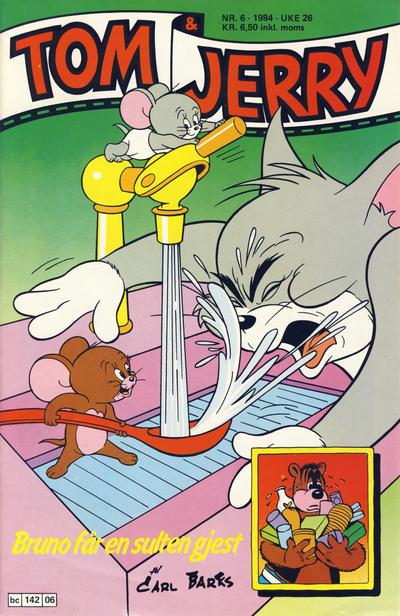Cover for Tom & Jerry (Semic, 1979 series) #6/1984