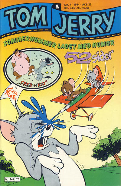 Cover for Tom & Jerry (Semic, 1979 series) #7/1984