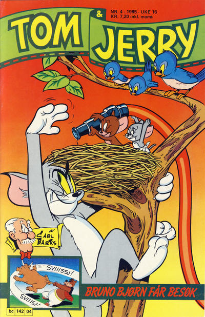 Cover for Tom & Jerry (Semic, 1979 series) #4/1985