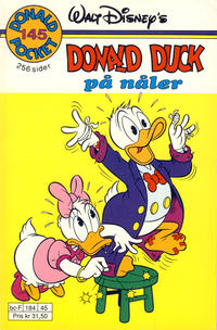 Cover Thumbnail for Donald Pocket (Hjemmet / Egmont, 1968 series) #145 - Donald Duck på nåler [1. opplag]