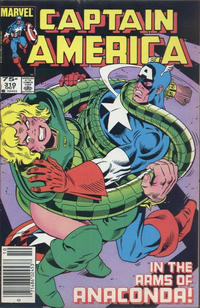 Cover for Captain America (Marvel, 1968 series) #310 [Canadian]