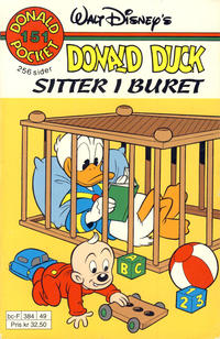 Cover Thumbnail for Donald Pocket (Hjemmet / Egmont, 1968 series) #151 - Donald Duck sitter i buret [Reutsendelse]