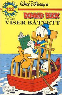 Cover Thumbnail for Donald Pocket (Hjemmet / Egmont, 1968 series) #152 - Donald Duck viser båtvett [1. opplag]