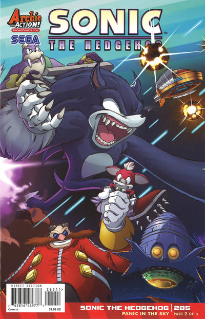 Cover for Sonic the Hedgehog (Archie, 1993 series) #285 [Cover A Dan Schoening]