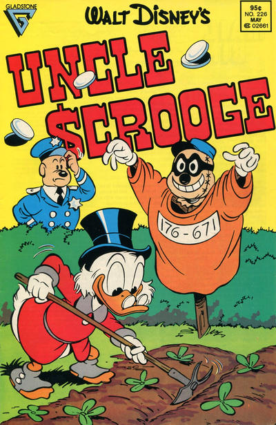 Cover for Walt Disney's Uncle Scrooge (Gladstone, 1986 series) #226 [Newsstand]