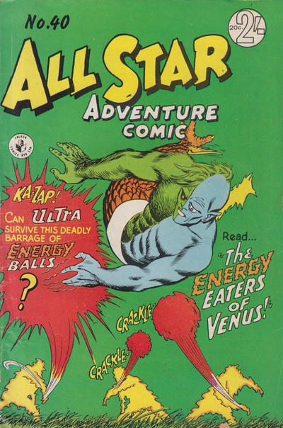 Cover for All Star Adventure Comic (K. G. Murray, 1959 series) #40