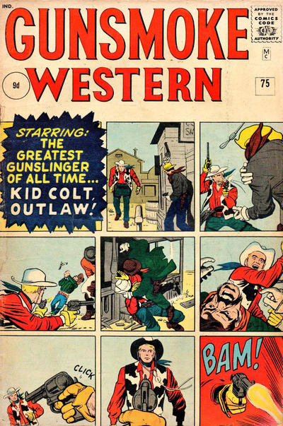 Cover for Gunsmoke Western (Marvel, 1955 series) #75 [British]