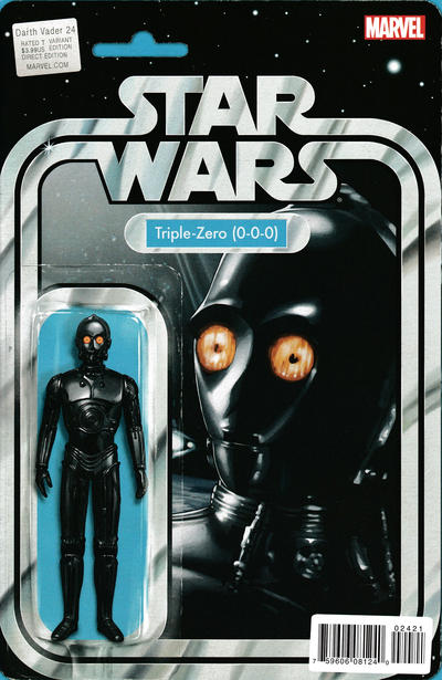 Cover for Darth Vader (Marvel, 2015 series) #24 [John Tyler Christopher 'Action Figure' (Triple-Zero)]