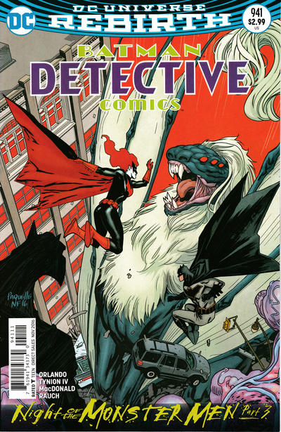 Cover for Detective Comics (DC, 2011 series) #941