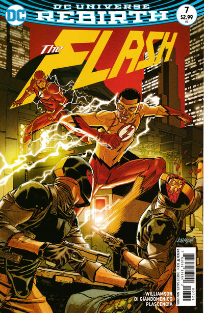 Cover for The Flash (DC, 2016 series) #7 [Dave Johnson Cover]