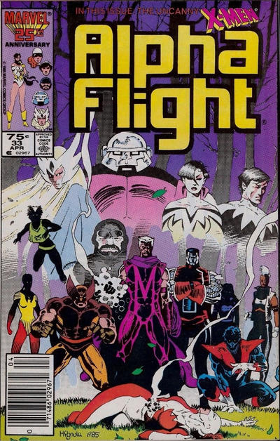Cover for Alpha Flight (Marvel, 1983 series) #33 [Newsstand]