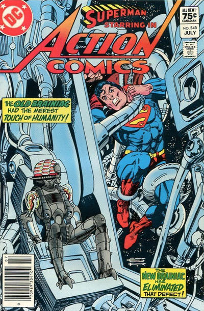 Cover for Action Comics (DC, 1938 series) #545 [Canadian]