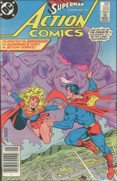 Cover for Action Comics (DC, 1938 series) #555 [Canadian]