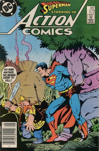 Cover for Action Comics (DC, 1938 series) #579 [Canadian]