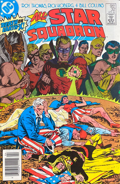 Cover for All-Star Squadron (DC, 1981 series) #32 [Canadian]