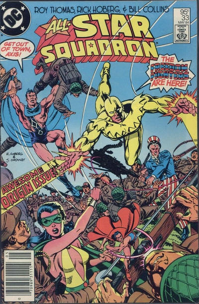 Cover for All-Star Squadron (DC, 1981 series) #33 [Canadian]