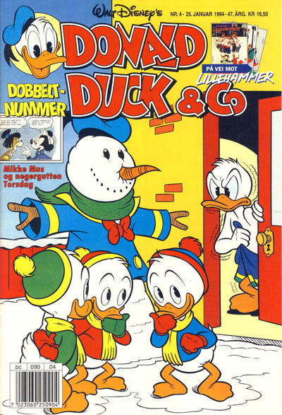 Cover for Donald Duck & Co (Hjemmet / Egmont, 1948 series) #4/1994