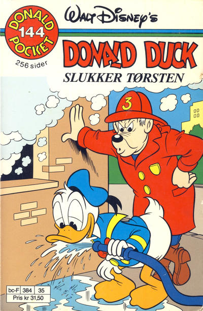 Cover for Donald Pocket (Hjemmet / Egmont, 1968 series) #144 - Donald Duck slukker tørsten [Reutsendelse]