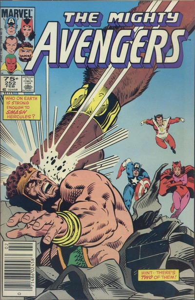 Cover for The Avengers (Marvel, 1963 series) #252 [Canadian]