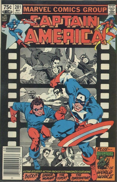 Cover for Captain America (Marvel, 1968 series) #281 [Canadian]