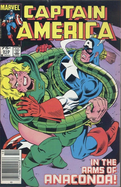 Cover for Captain America (Marvel, 1968 series) #310 [Canadian]
