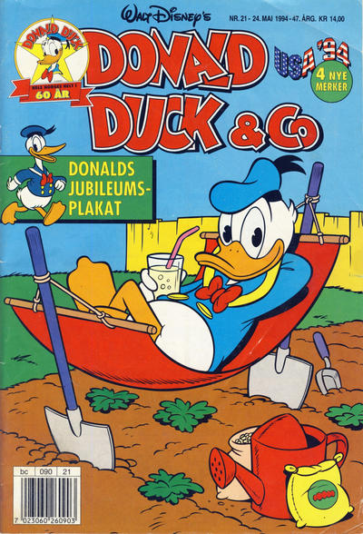 Cover for Donald Duck & Co (Hjemmet / Egmont, 1948 series) #21/1994