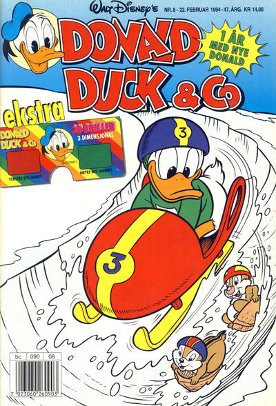 Cover for Donald Duck & Co (Hjemmet / Egmont, 1948 series) #8/1994