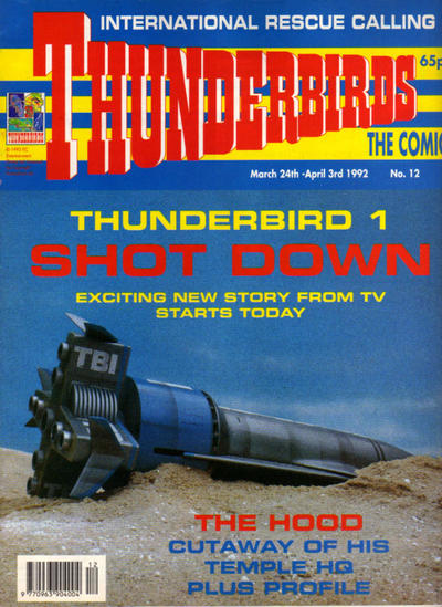 Cover for Thunderbirds: The Comic (Fleetway Publications, 1991 series) #12