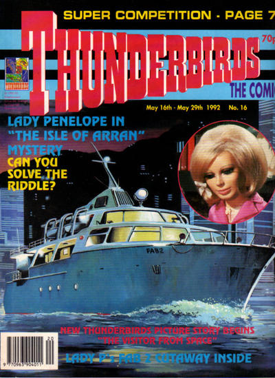 Cover for Thunderbirds: The Comic (Fleetway Publications, 1991 series) #16