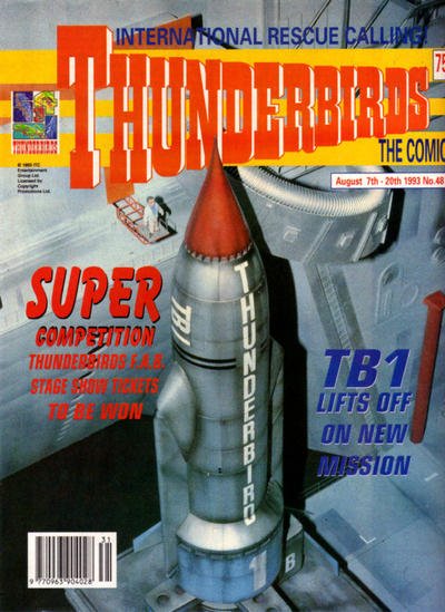 Cover for Thunderbirds: The Comic (Fleetway Publications, 1991 series) #48