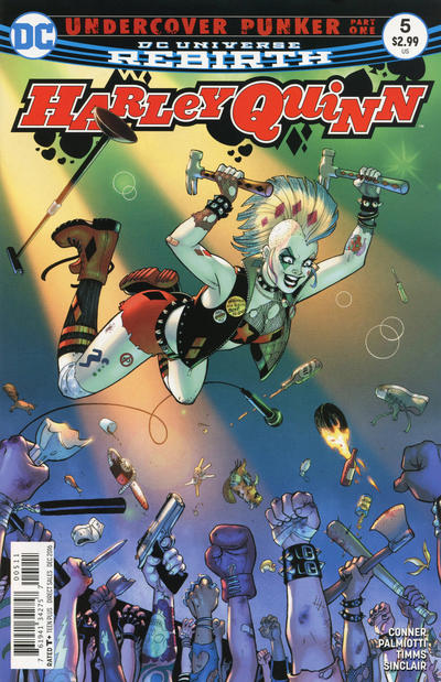 Cover for Harley Quinn (DC, 2016 series) #5 [Amanda Conner Cover]