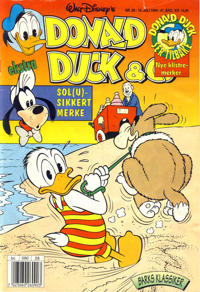 Cover for Donald Duck & Co (Hjemmet / Egmont, 1948 series) #28/1994