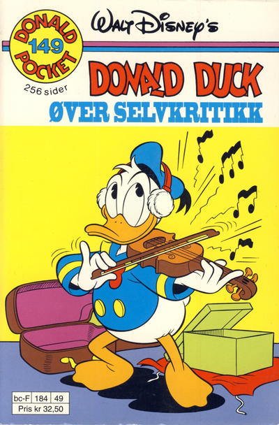 Cover for Donald Pocket (Hjemmet / Egmont, 1968 series) #149 - Donald Duck øver selvkritikk [1. opplag]