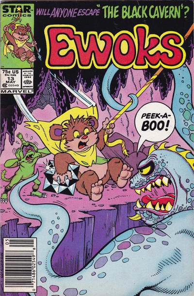 Cover for The Ewoks (Marvel, 1985 series) #13 [Newsstand]