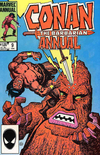 Cover for Conan Annual (Marvel, 1973 series) #9 [Direct]