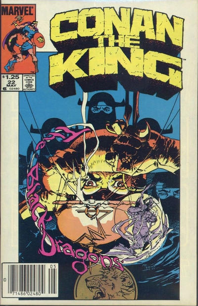 Cover for Conan the King (Marvel, 1984 series) #22 [Canadian]