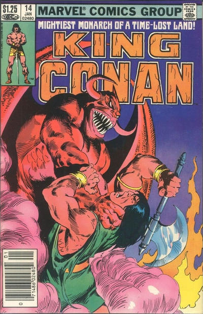 Cover for King Conan (Marvel, 1980 series) #14 [Canadian]