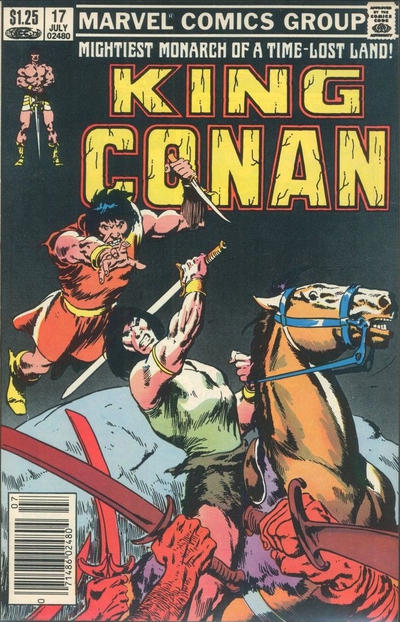 Cover for King Conan (Marvel, 1980 series) #17 [Canadian]