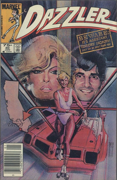 Cover for Dazzler (Marvel, 1981 series) #30 [Canadian]
