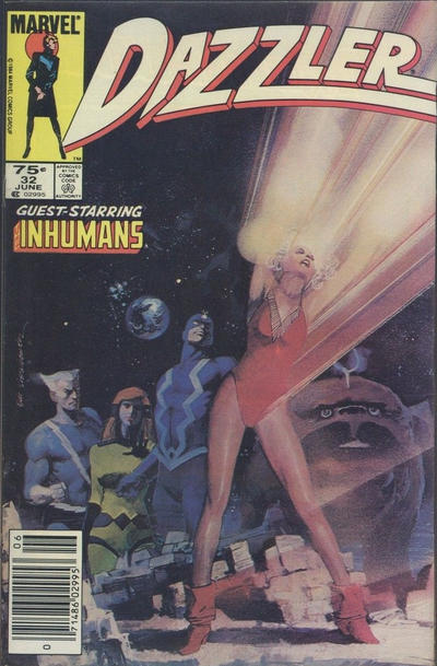 Cover for Dazzler (Marvel, 1981 series) #32 [Canadian]