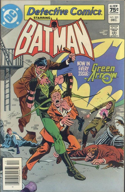 Cover for Detective Comics (DC, 1937 series) #521 [Canadian]