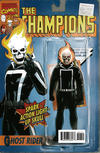 Cover for Champions (Marvel, 2016 series) #1 [John Tyler Christopher Action Figure (Classic Ghost Rider)]