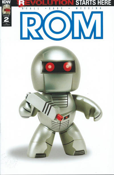 Cover for Rom (IDW, 2016 series) #2 [Retailer Incentive Toy Photo Cover]