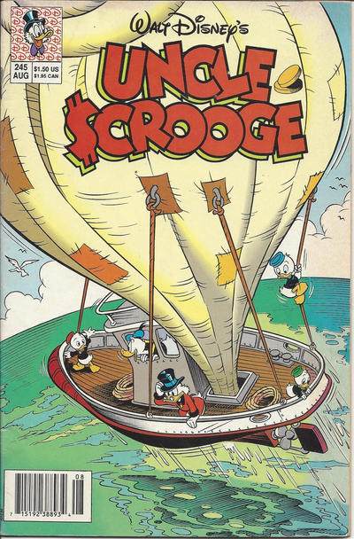 Cover for Walt Disney's Uncle Scrooge (Disney, 1990 series) #245 [Direct]