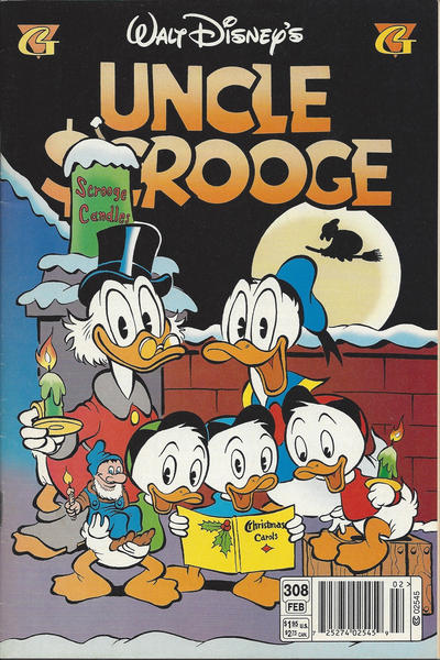 Cover for Walt Disney's Uncle Scrooge (Gladstone, 1993 series) #308 [Newsstand]